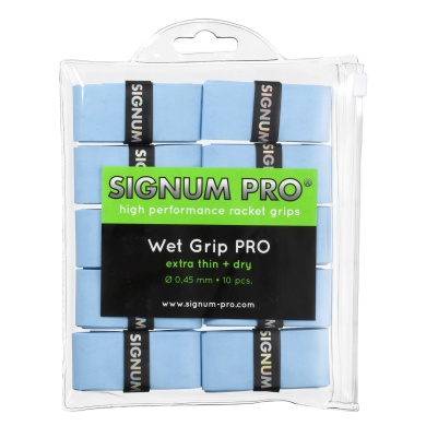 Signum Pro Overgrip Wet Pro niebieski 10 sztuk w opakowaniu